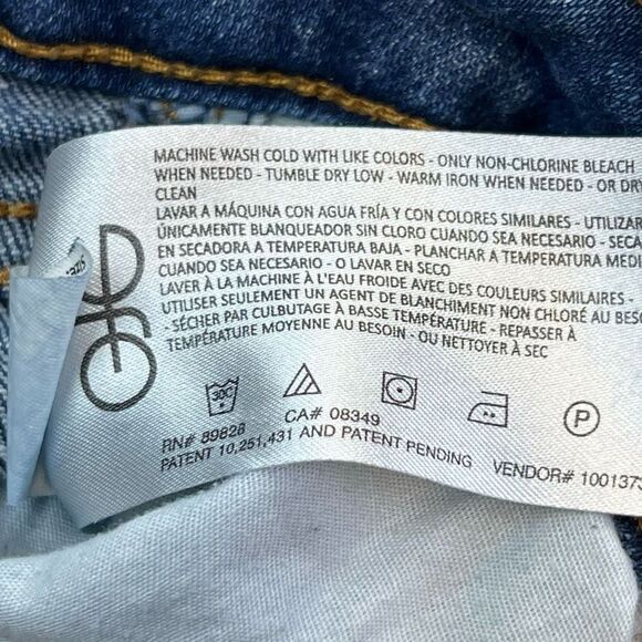 Ella Moss Women's High Waisted Straight Jeans Blue Denim Medium Wash Size 8/29 - Picture 6 of 9